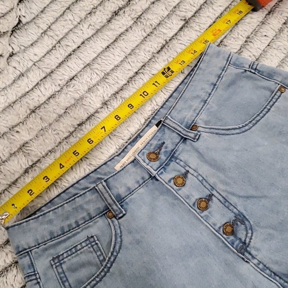 Button down Brave soul London jean shorts - Picture 6 of 7